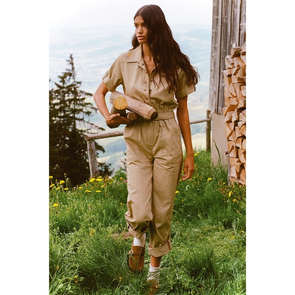 SPELL The Gypsy Foxglove Embroidered Boilersuit Jumpsuit